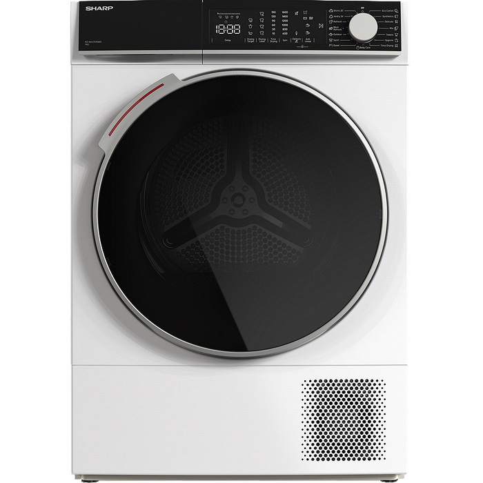 Sharp KD-NHL9S9GWD Dryer, 9 kg, D, White