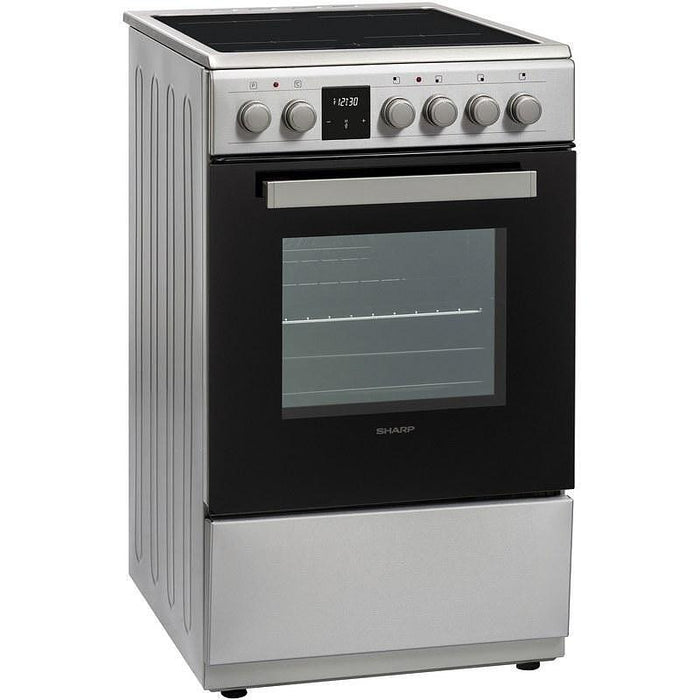 Cooker (electric) Sharp KF-56FVDT22IMK-EU, Ceramic, INOX