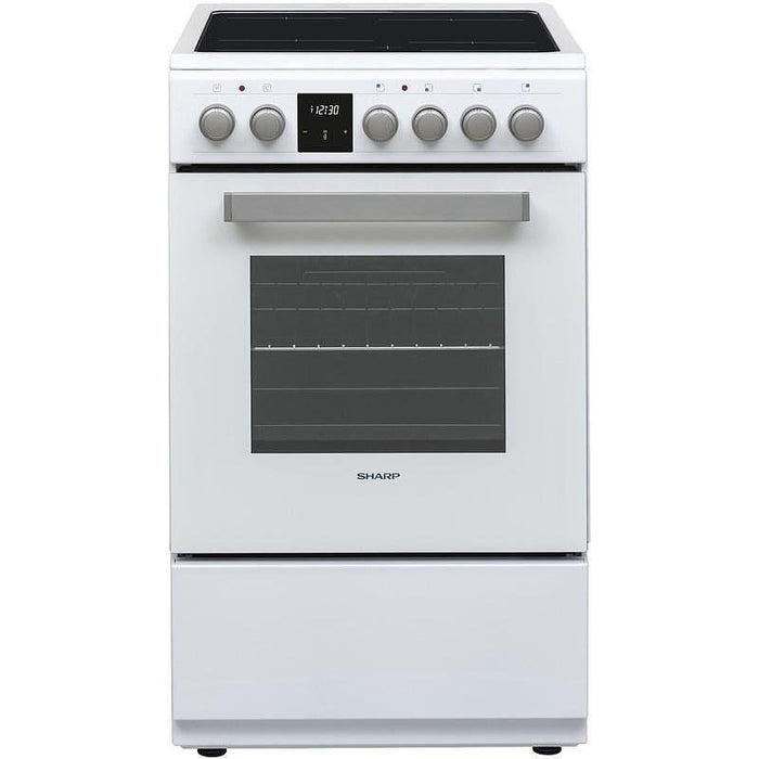 Electric cooker Sharp KF-56FVDT22WMK-EU, White, Ceramic