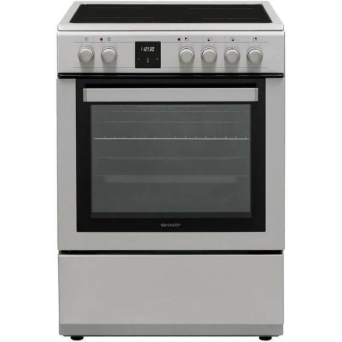 Electric cooker Sharp KF-76FVDT22IMK-EU, INOX, Ceramic