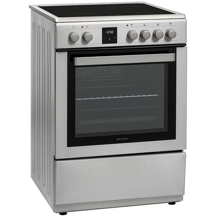 Cooker (electric) Sharp KF-76FVDT22IMK-EU, Ceramic, INOX