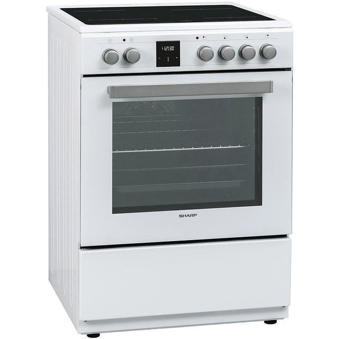Electric cooker Sharp KF-76FVDT22WMK-EU, White, Ceramic