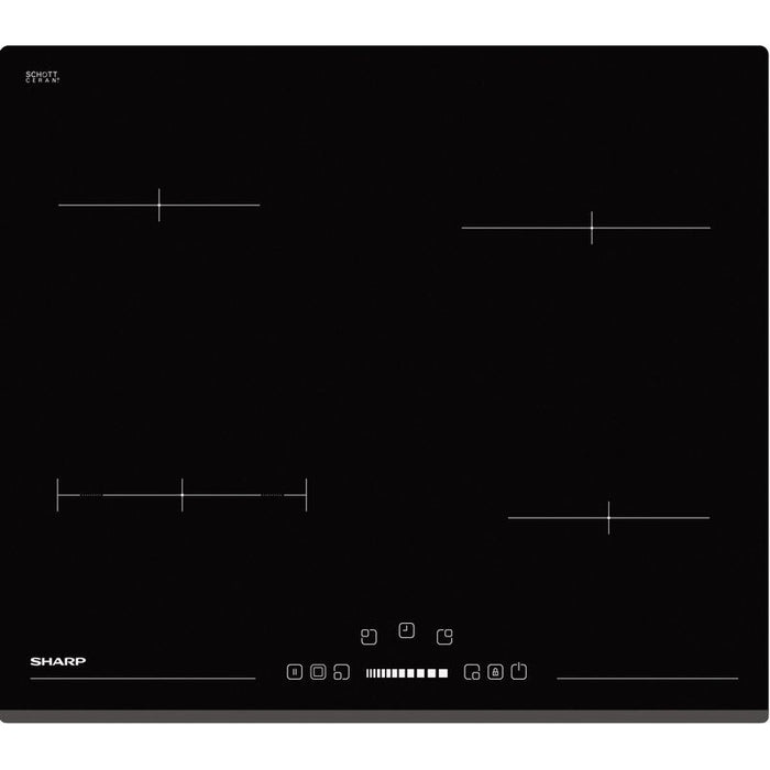 Built-in ceramic hob Sharp KH-6V08BS00, Electric