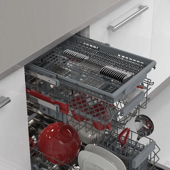 Built-in dishwasher Sharp QW-NS1GI47EX, 10 place settings, 45 W, mm, E