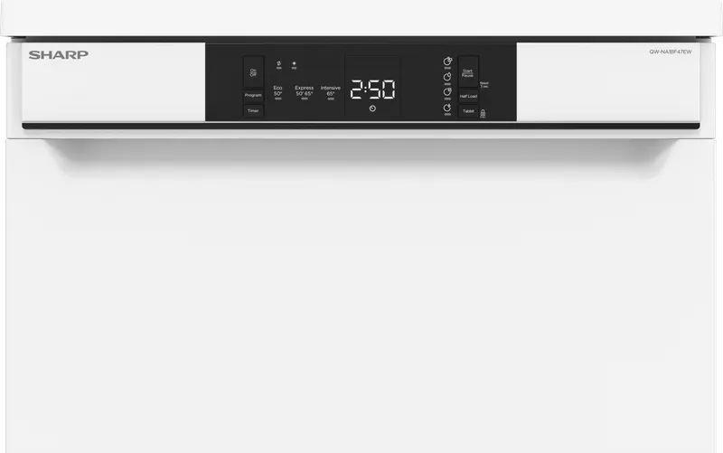 Dishwasher Sharp QW–NA1BF47EW , 13 sets, 600 W, mm, E