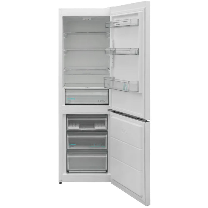Refrigerator with freezer Sharp SJ-BB10DTXWF*** , 341 l, F , White