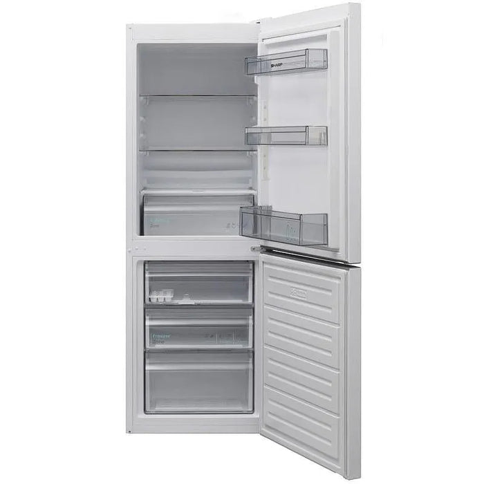 Refrigerator with freezer Sharp SJ-FBB02DTXWE , 230 l, E , White , Static