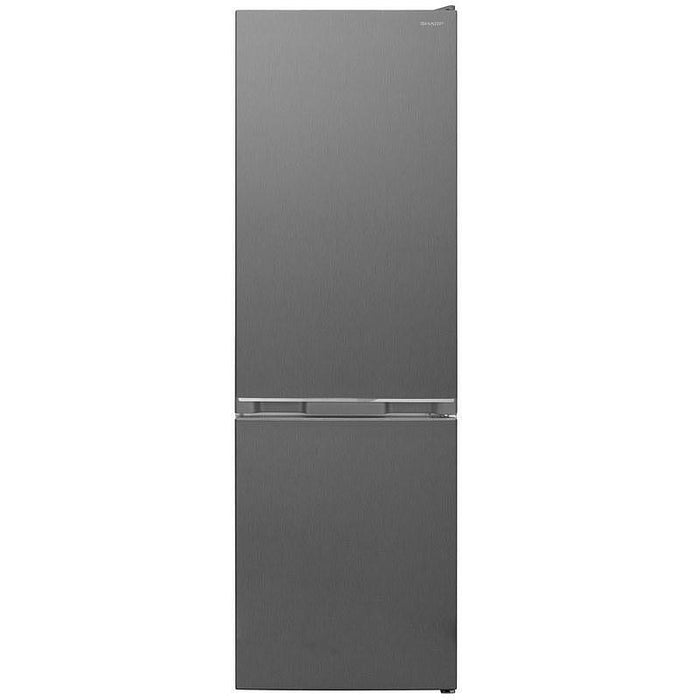 Refrigerator with freezer Sharp SJ-FBB04DTXLE, 268 l, E, Stainless steel, Static
