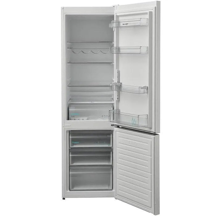 Refrigerator with freezer Sharp SJ-FBB05DTXWE , 288 l, E , White , Static