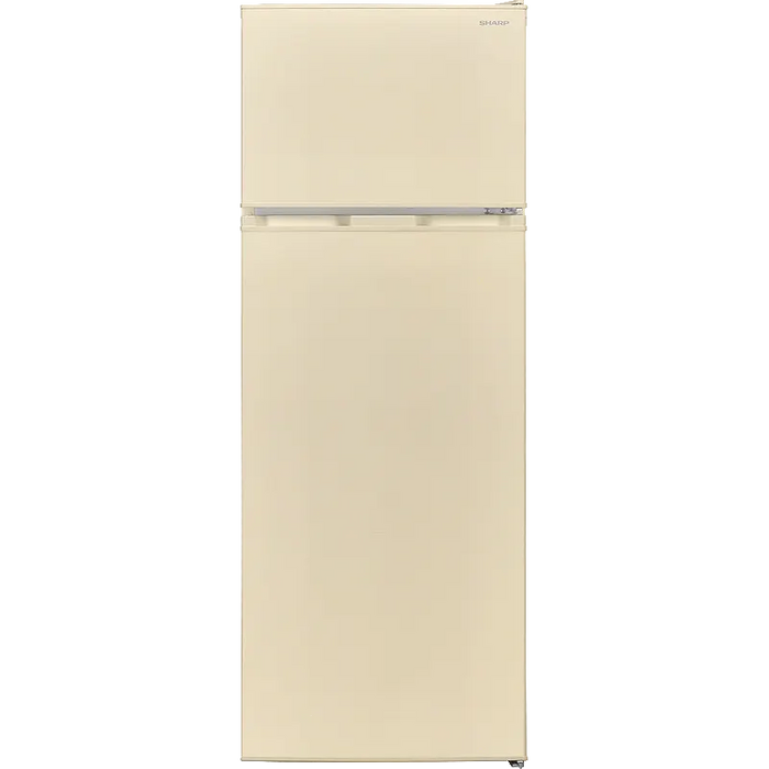 Refrigerator with top chamber Sharp SJ-FTB01ITXJE, 213 l, E, Beige, Static