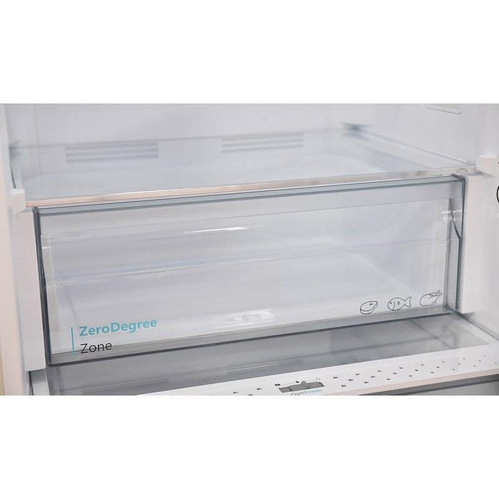 Refrigerator with freezer Sharp SJ-NBA32DHDAE , 367 l, E , No Frost , Black stainless steel