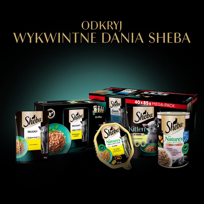 SHEBA Nature's Collection Mix - wet cat food - 40x85g