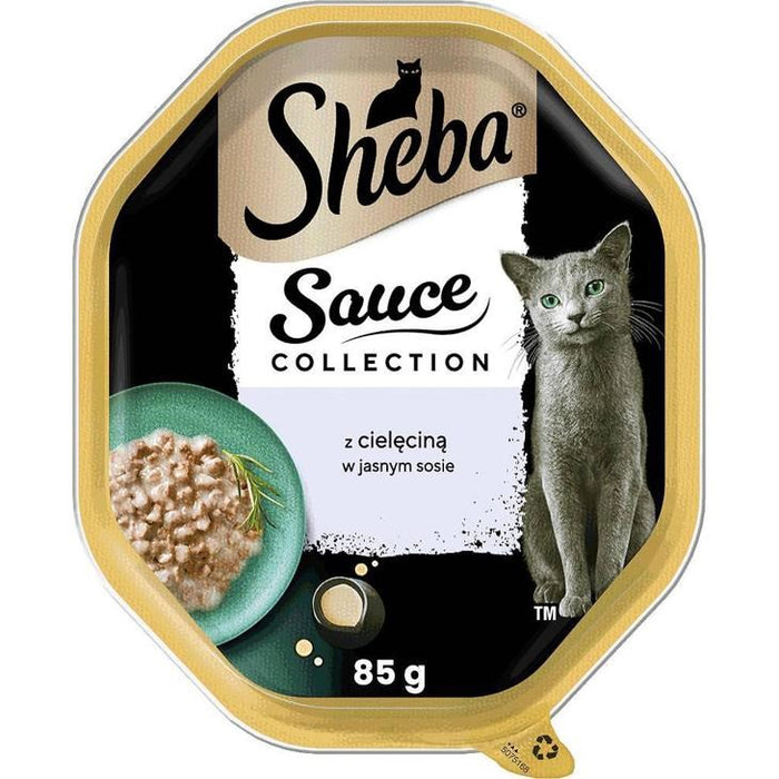 SHEBA Sauce collection Veal in light sauce – wet cat food – 85g