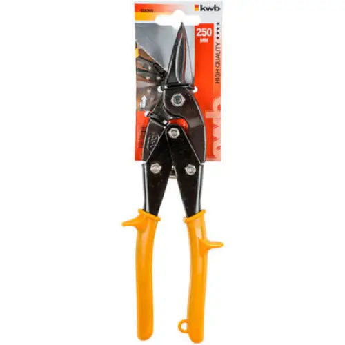 SHEET METAL SCISSORS STRAIGHT 250 MM KWB - Режещи инструменти<<<Ръчни инструменти<<<Инструменти и