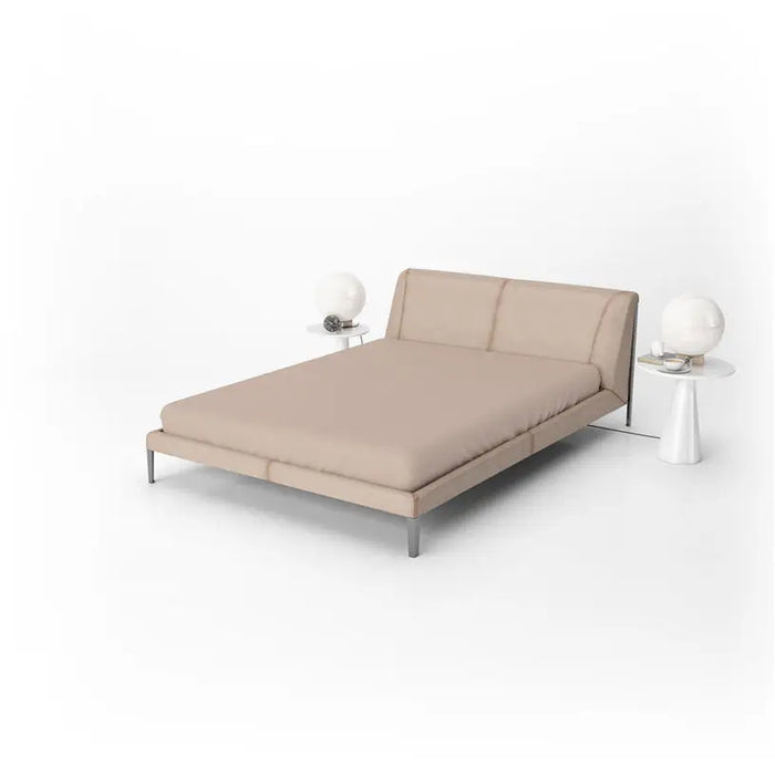 SHEET WITH ELASTIC FOR MATTRESS 160X200 CM DILIOS BEIGE MICK MAC - Чаршафи<<<Текстил за спалня<<<Мебели и