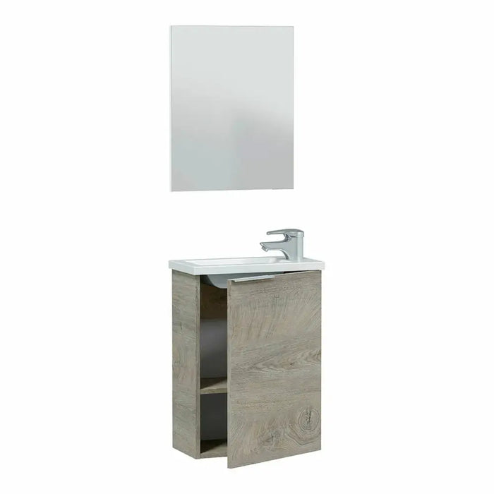 Shelf with hanger and mirror Forés Brown - Баня<<<Дом Градина<<<BigBuy&&&Аксесоари и кранчета<<<Баня<<<Дом