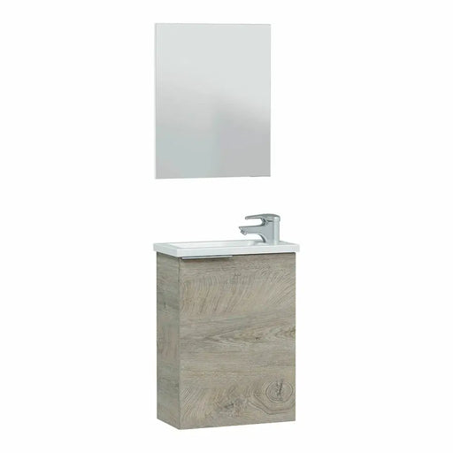 Shelf with hanger and mirror Forés Brown - Баня<<<Дом Градина<<<BigBuy&&&Аксесоари и кранчета<<<Баня<<<Дом