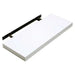 SHELF WITH HIDDEN MOUNTING MAXHOME 60X3.8X23 CM. WHITE - Етажерки и рафтове<<<Мебели и обков<<<Мебели и