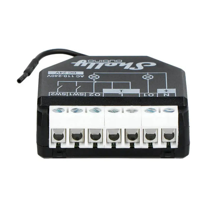 Shelly Qubino Wave2PM Controller 2-channel Z-Wave (Power measurement) - Smart controllers<<<Control devices<<<Smart
