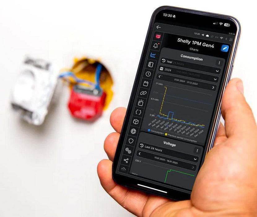 Shelly 1 PM Gen4 Controller Zigbee/Matter