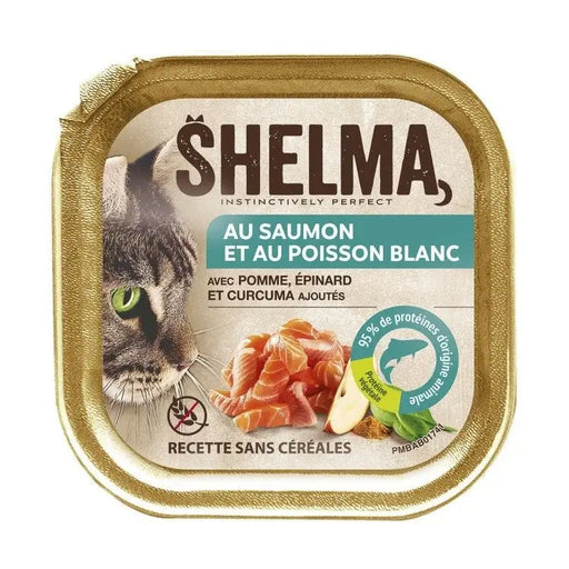 SHELMA Salmon and white fish pate - wet cat food - 100g - Wet foodDLK-KAM<<<For the catDLK<<<ActionPL