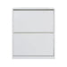SHOE CABINET WITH 2 DOORS WHITE GLOSS 64X26X83 CM. ALPI - Шкафове за обувки<<<Мебели и обков<<<Мебели и