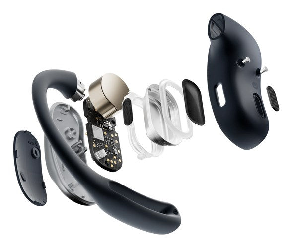SHOKZ OpenFit Air Headset Wireless Ear-hook Calls/Music/Sport/Everyday Bluetooth Black