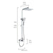 Shower Column EDM 01144 Altea ABS Chromed - Баня<<<Дом Градина<<<BigBuy&&&Аксесоари и кранчета<<<Баня<<<Дом