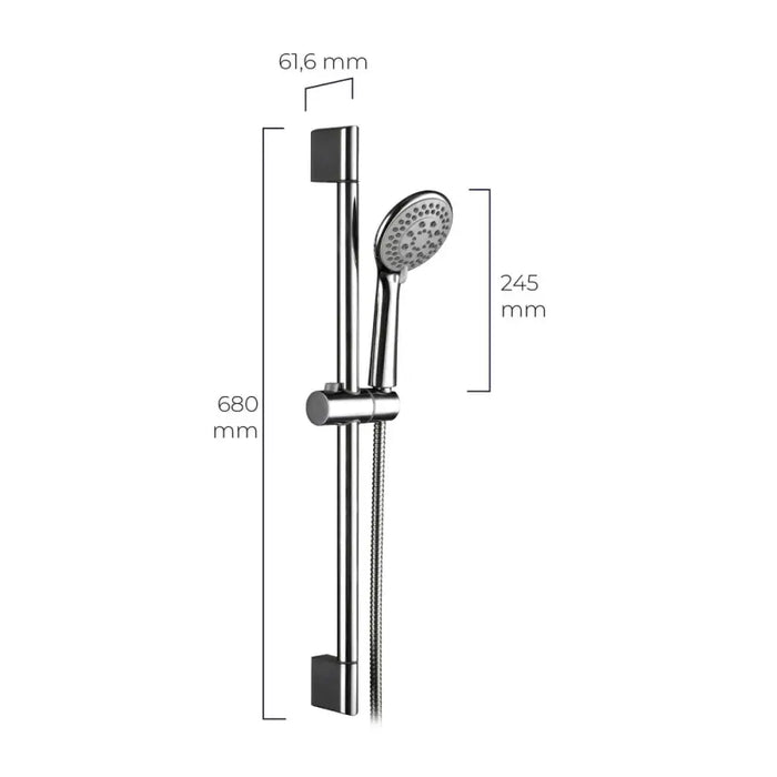 Shower Column EDM 01147 Stainless steel 61,6 x 68 cm Silver - Баня<<<Дом Градина<<<BigBuy&&&Аксесоари и