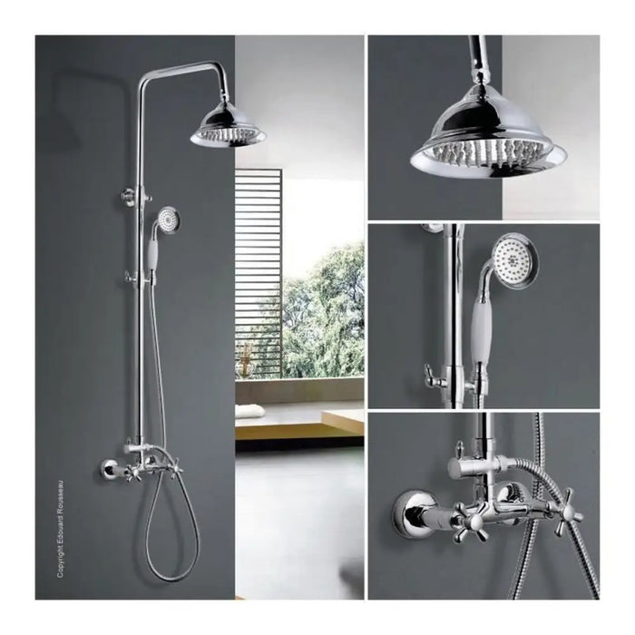 Shower Column Rousseau Stainless steel - Баня<<<Дом Градина<<<BigBuy&&&Аксесоари и кранчета<<<Баня<<<Дом