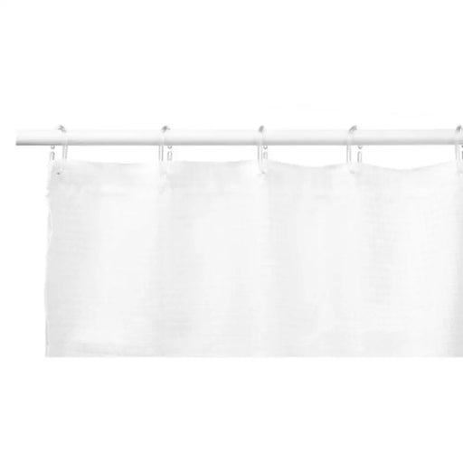 Shower Curtain Berilo White Polyester 180 x 180 cm 30 x 5 x 19 cm Points (12 Units) - Баня<<<Дом