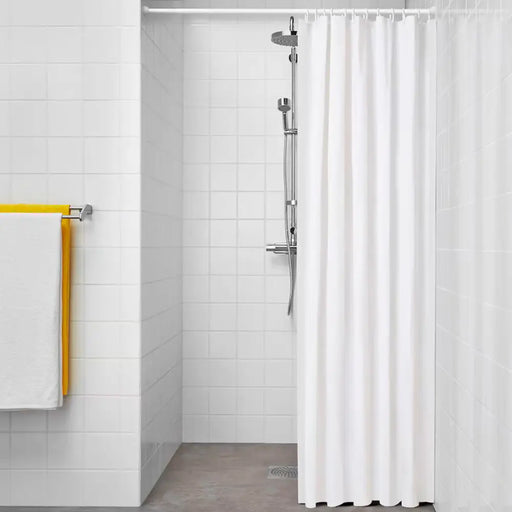 Shower Curtain Exma White PVC 180 x 180 cm - Баня<<<Дом Градина<<<BigBuy&&&Завеси и килими<<<Баня<<<Дом Градина<<<BigBuy