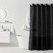 Shower Curtain TODAY Black Polyester 180 x 200 cm (12 Units) - Баня<<<Дом Градина<<<BigBuy&&&Завеси и