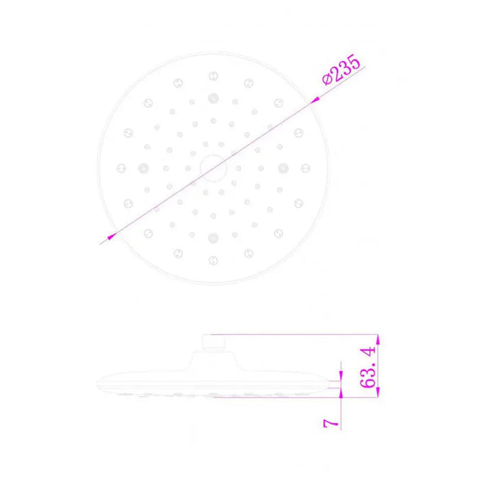 SHOWER PITA INTER CERAMIC 2316B - Aксесоари<<<Смесители и душове<<<Баня<<<Praktiker&&&Aксесоари<<<Смесители и