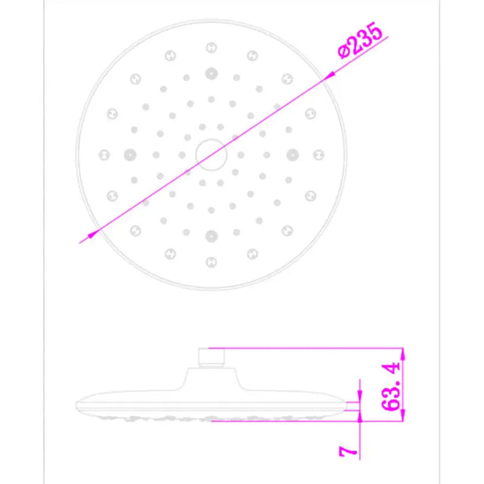 SHOWER PITA INTER CERAMIC 2316C - Aксесоари<<<Смесители и душове<<<Баня<<<Praktiker&&&Aксесоари<<<Смесители и