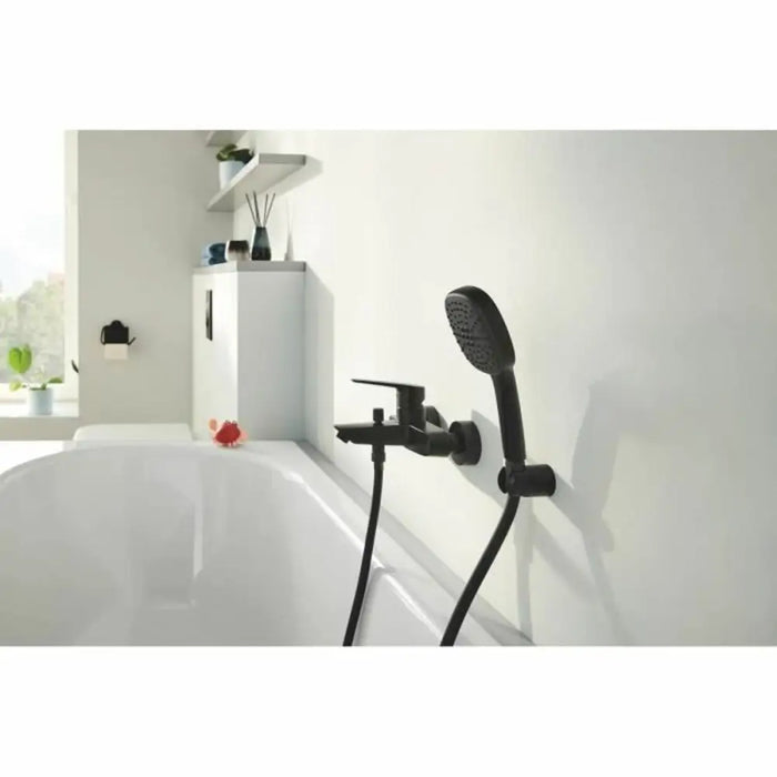 Shower Rose Grohe Black Matte back Silicone ABS - Баня<<<Дом Градина<<<BigBuy&&&Аксесоари и кранчета<<<Баня<<<Дом