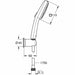 Shower Rose Grohe Black Matte back Silicone ABS - Баня<<<Дом Градина<<<BigBuy&&&Аксесоари и кранчета<<<Баня<<<Дом