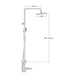 SHOWER SET SYNCHRO SKL-6028A - Душ комплекти<<<Смесители и душове<<<Баня<<<Praktiker&&&Душ комплекти<<<Смесители и