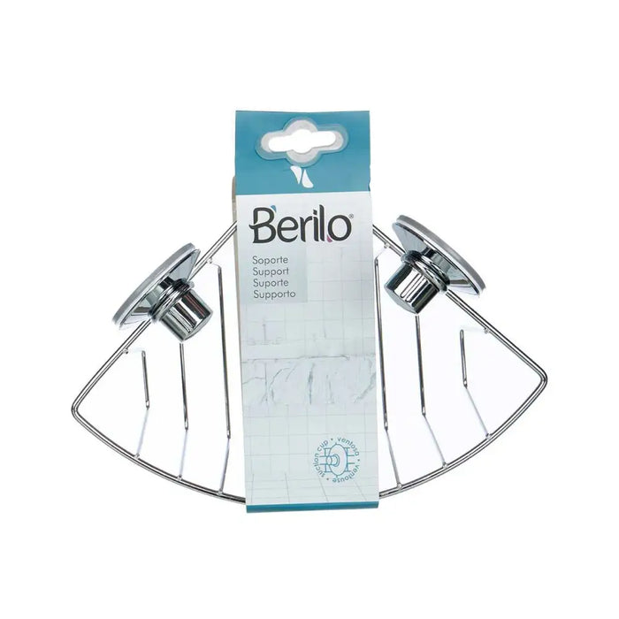 Shower Support Berilo Metal Steel ABS 25 x 18,5 x 18 cm (12 Units) - Баня<<<Дом Градина<<<BigBuy&&&Аксесоари и