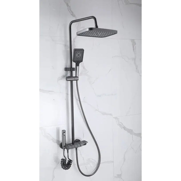 SHOWER SYSTEM PIANO KEY SYNCHRO SKL-205308 GR - Душ системи колони<<<Смесители и душове<<<Баня<<<Praktiker