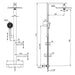SHOWER SYSTEM THERMOSTAT IDEALSTANDARD IDEALSTANDARD CERATHERM ALU+ BD583SI - Душ системи колони<<<Смесители и