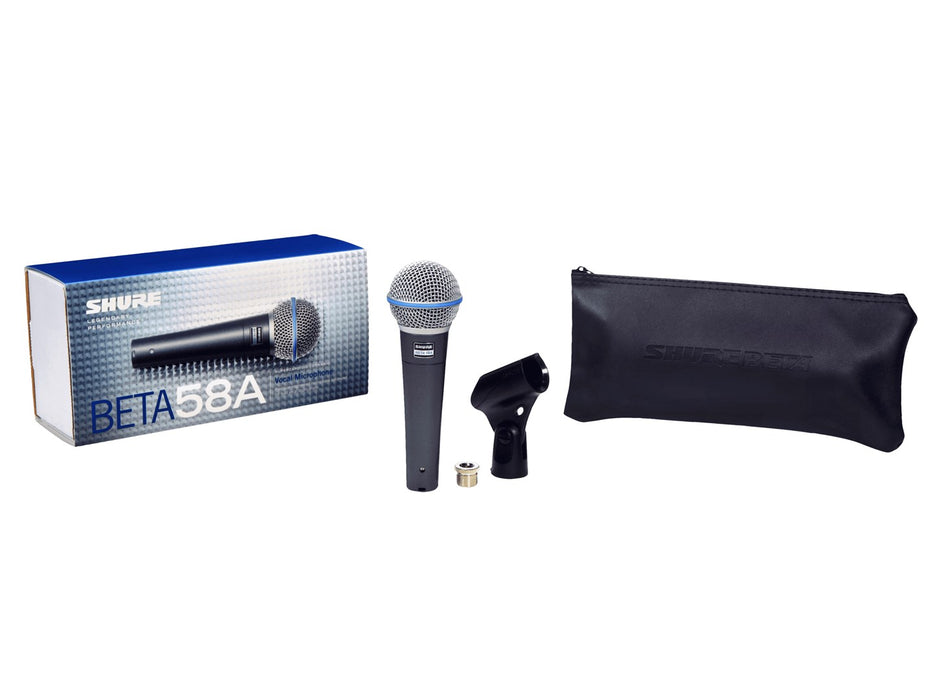 Shure Beta 58A - dynamic, supercardioid, vocal microphone