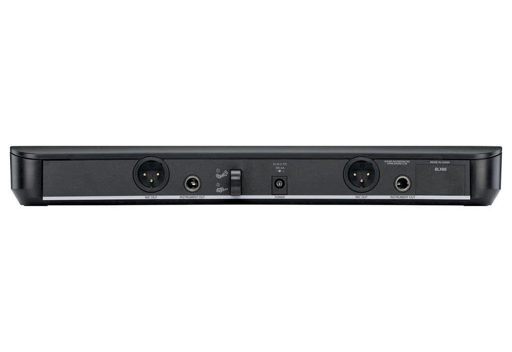 Shure BLX288E/SM58-H8E - wireless system with receiver and two SM58 microphones
