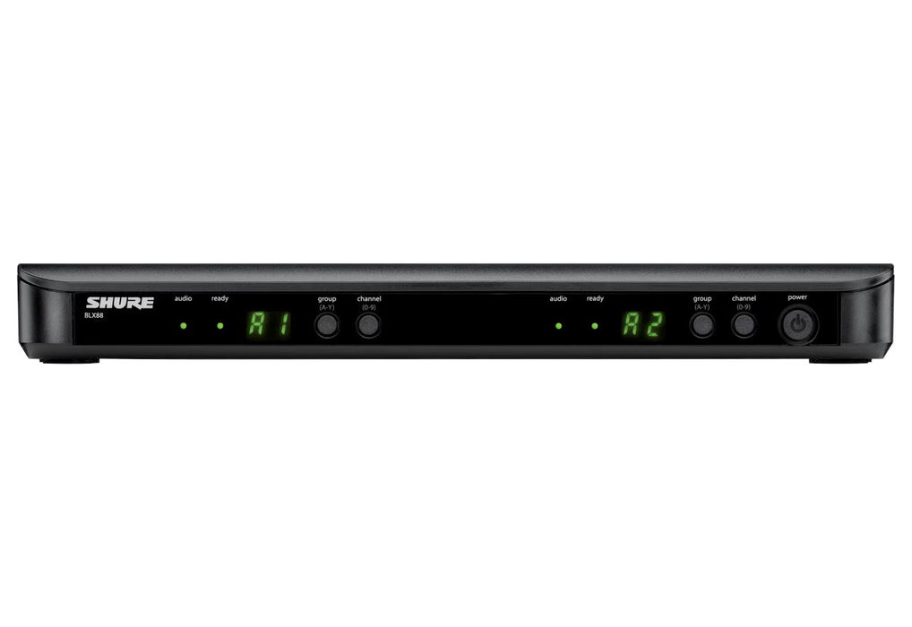 Shure BLX288E/SM58-H8E - wireless system with receiver and two SM58 microphones