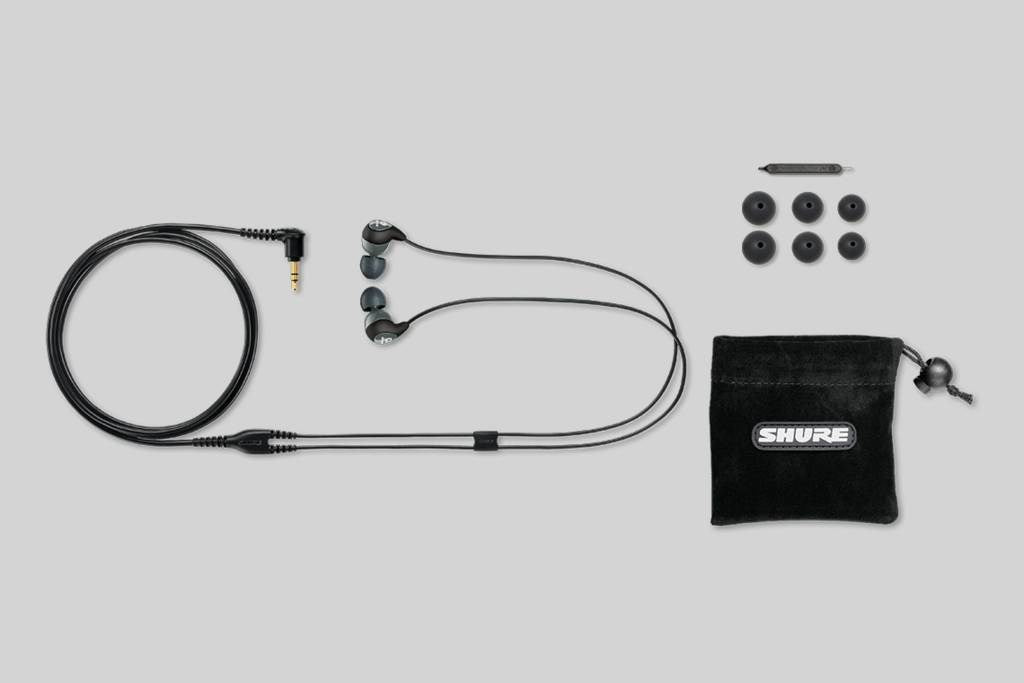 Shure SE112-GR Headphones Wired In-ear Calls/Music Black, Grey