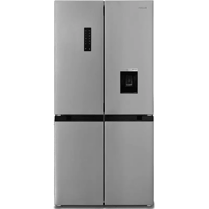 Side-by-Side refrigerator Finlux FXCA FD6200 PUREBDE 488 l E No Frost Stainless steel - Хладилници с