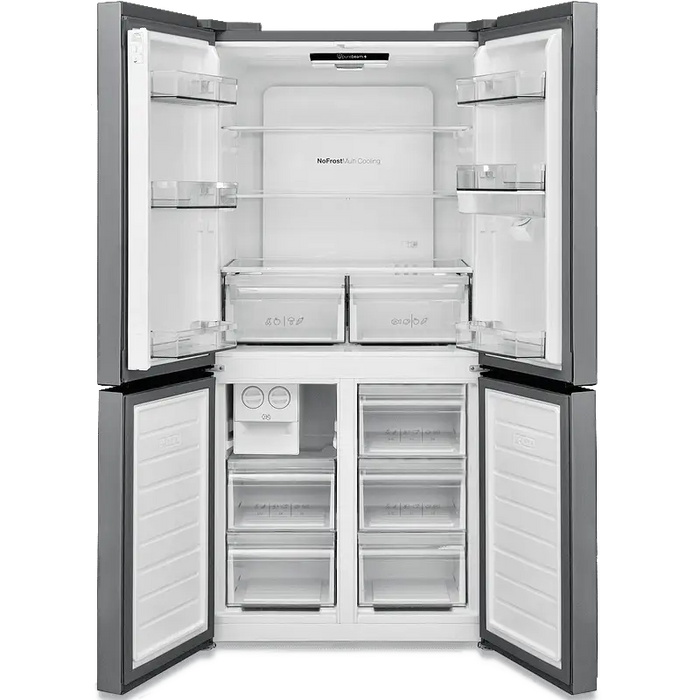 Side-by-Side refrigerator Finlux FXCA FD6200 PUREBDE 488 l E No Frost Stainless steel - Хладилници с