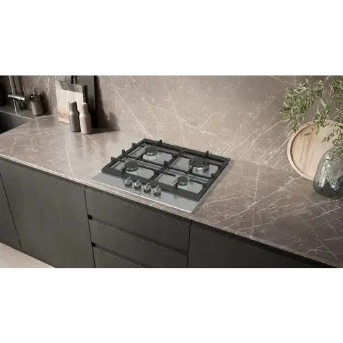 Siemens EC6A5HI90 hob Black Stainless steel Built-in 60 cm Gas 4 zone(s) - Built-in hot platesAGD-PGZ<<<Home Appliance