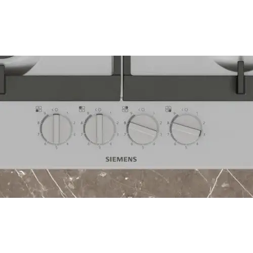 Siemens EC6A5HI90 hob Black Stainless steel Built-in 60 cm Gas 4 zone(s) - Built-in hot platesAGD-PGZ<<<Home Appliance