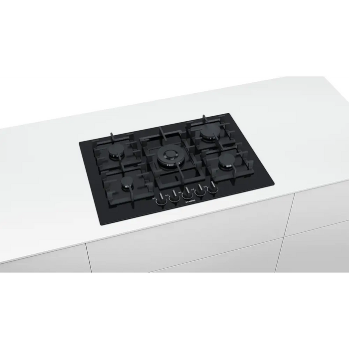 Siemens EP7A6QB90 hob Black Built-in Gas 5 zone(s) - Built-in hot platesAGD-PGZ<<<Home Appliance